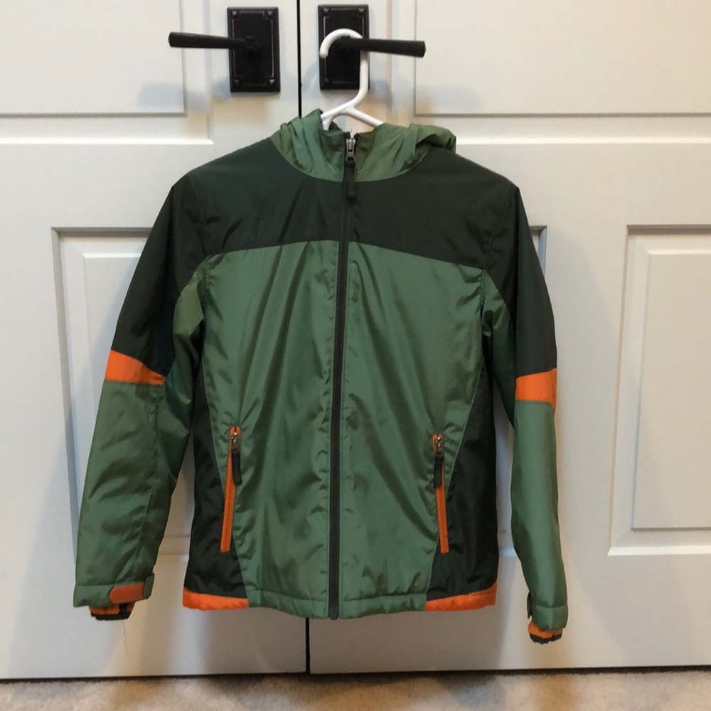 Land’s End kids hooded coat size medium 10-12